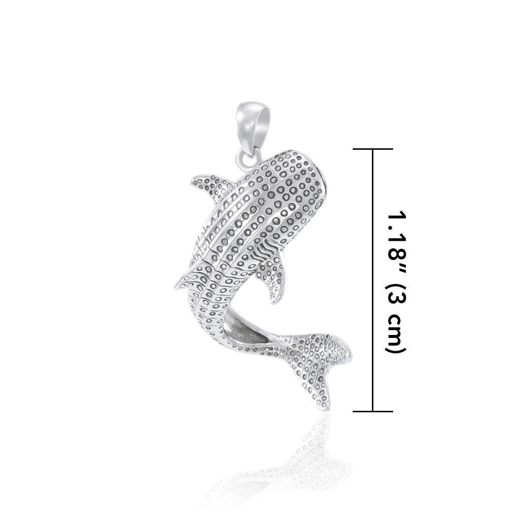 shark silver pendant